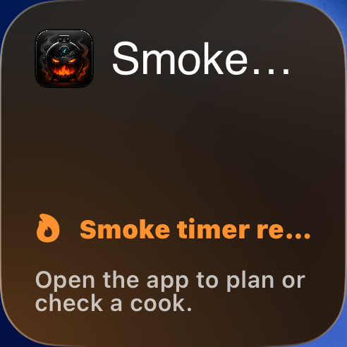 Ready widget screenshot